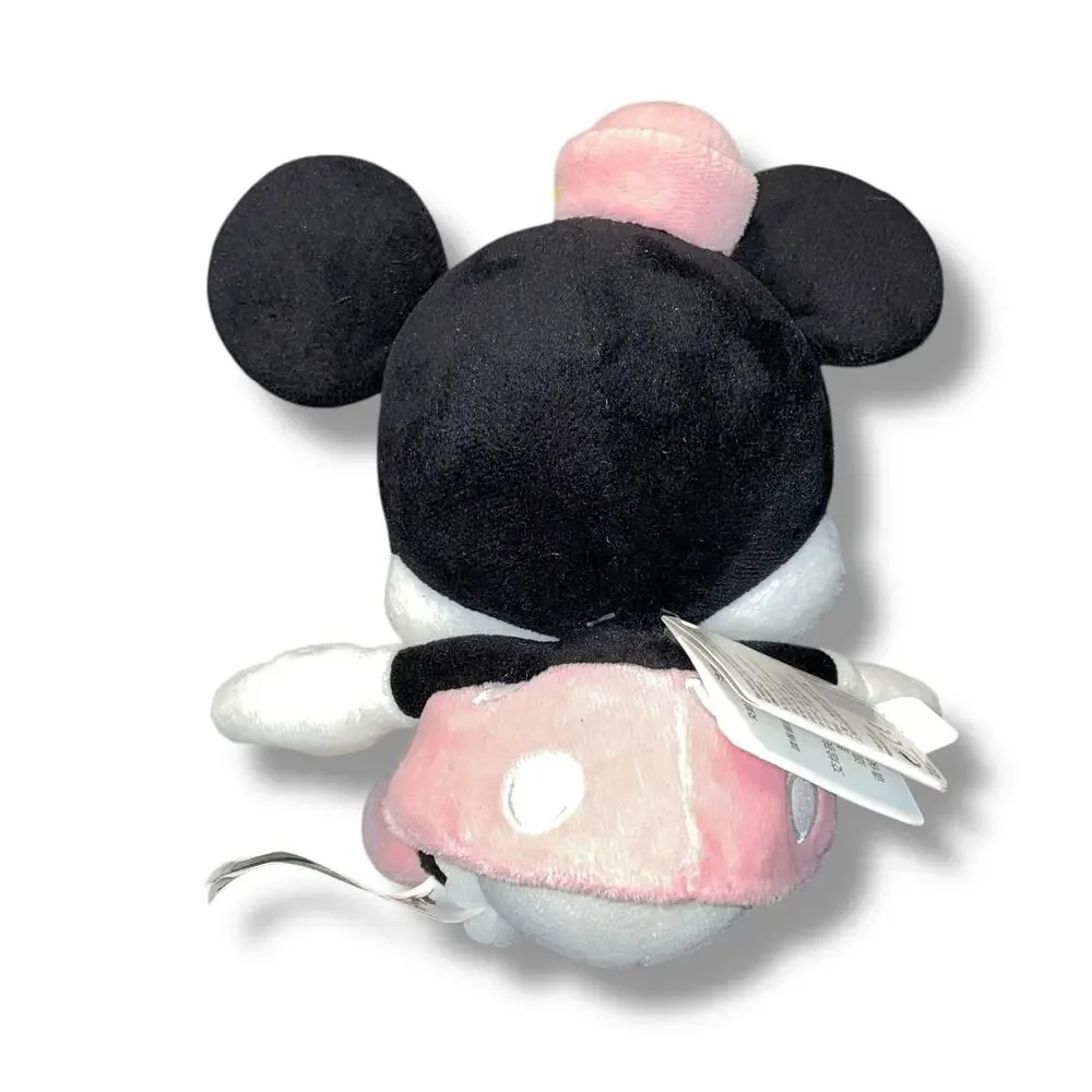Disney Parks Minnie Mouse Bobble Cutie Plush Pink Flower Hat 7